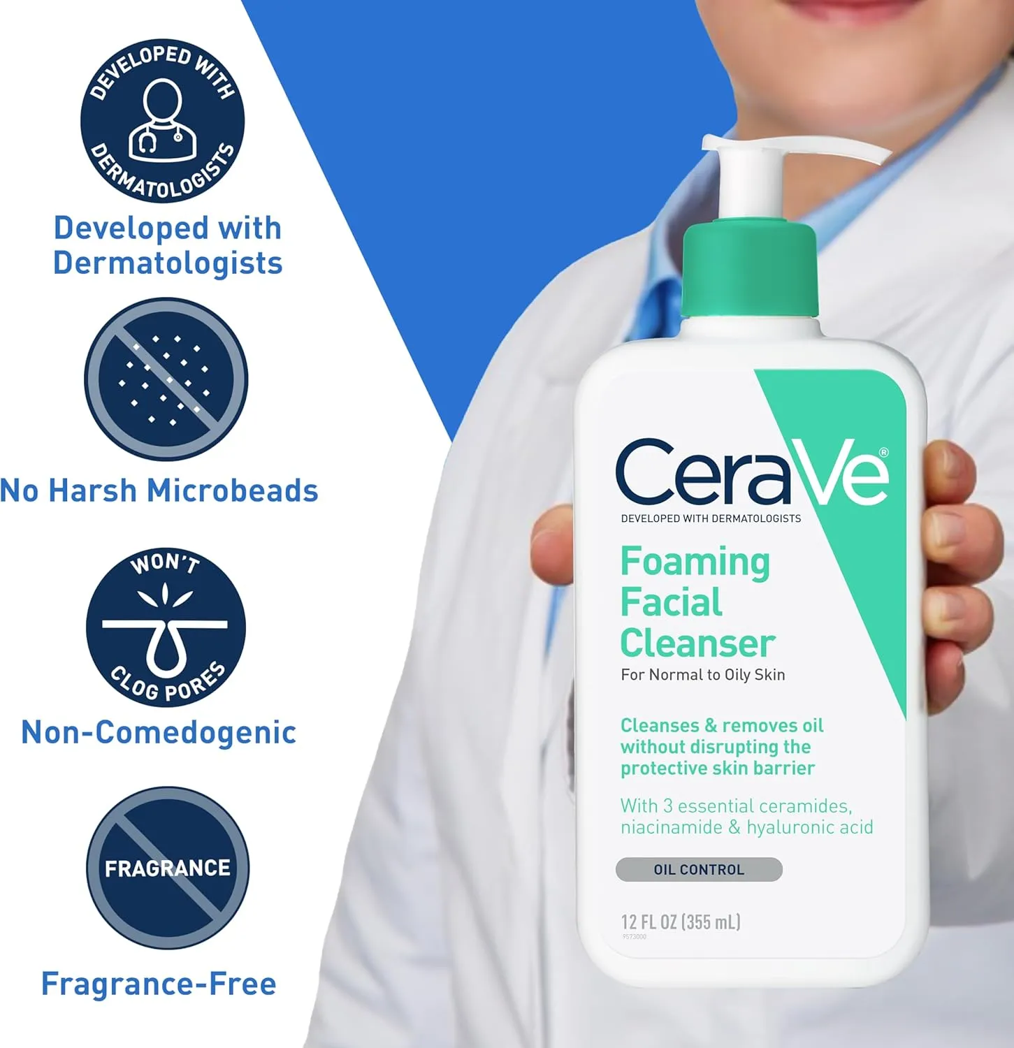 CeraVe Foaming Facial Cleanser (4) CeraVe Foaming Facial Cleanser