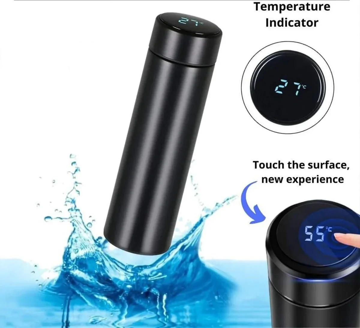 Temperature Display Water Bottle