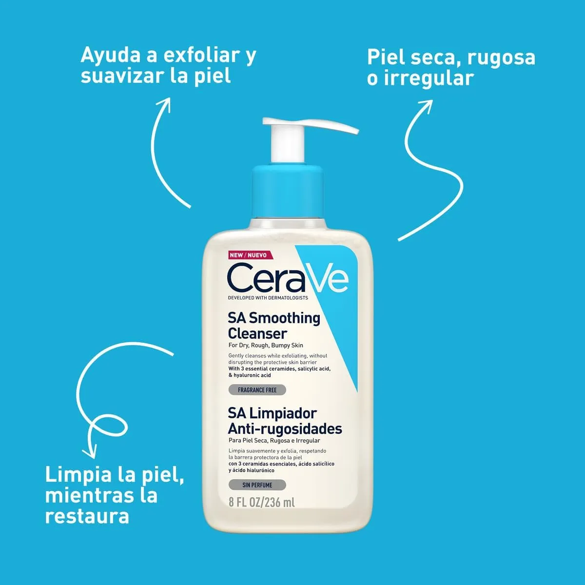 CeraVe SA Smoothing Cleanser (8) CeraVe SA Smoothing Cleanser