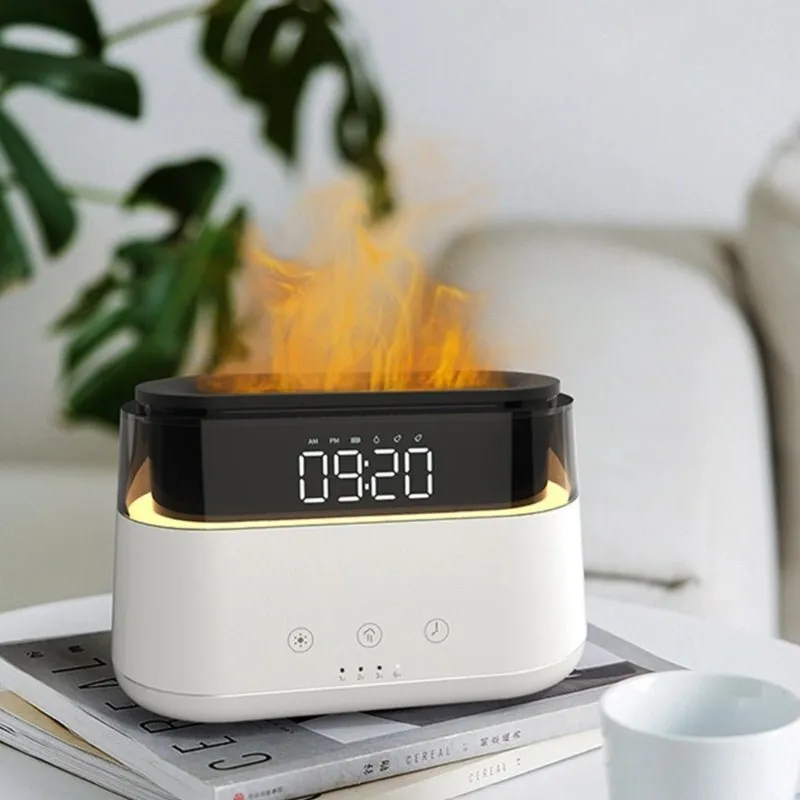 flame-humidifier-with-clock flame-humidifier-with-clock